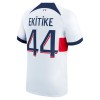 Camiseta de fútbol Paris Saint-Germain Ekitike 44 Segunda Equipación 23-24 - Hombre